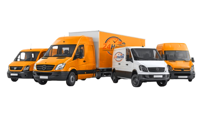 Frota de veículos comerciais para transporte de cargas